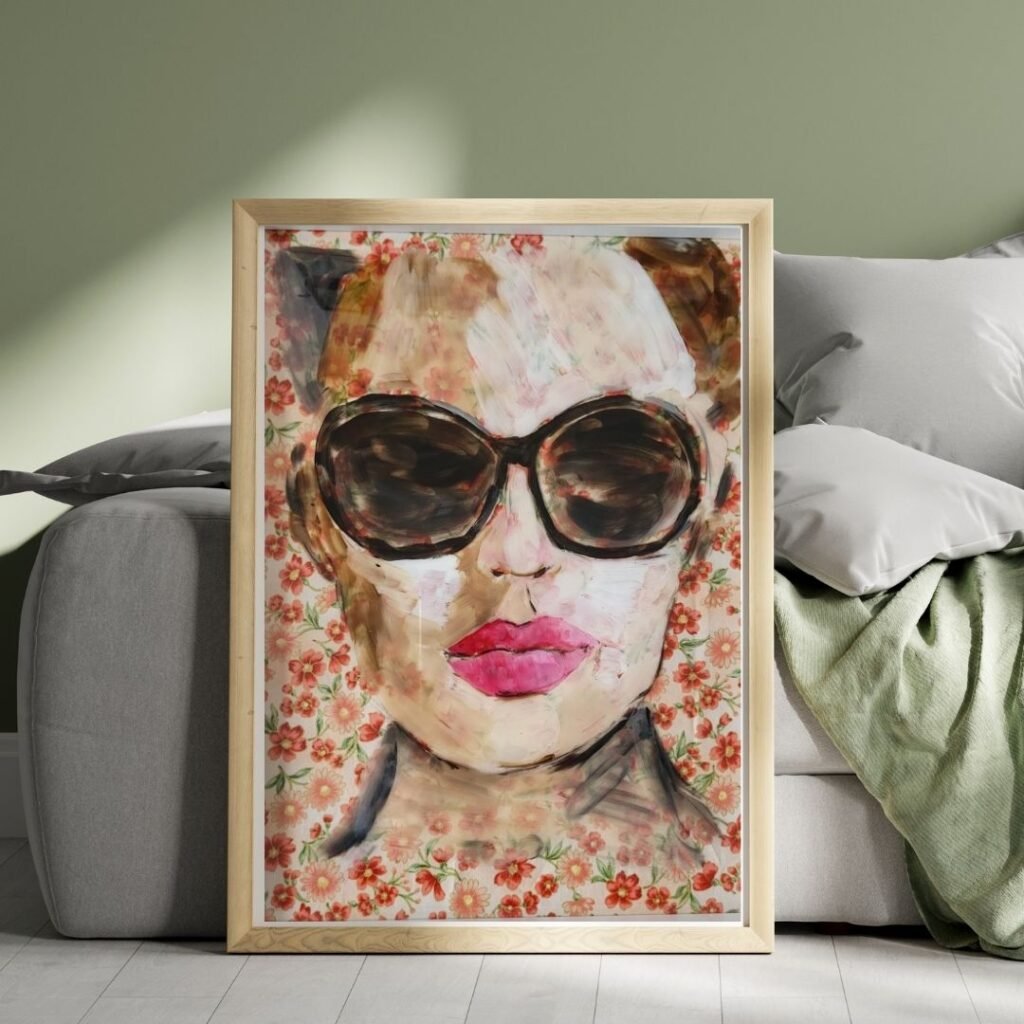 grey minimalist art wall frame mockup instagram post (5)