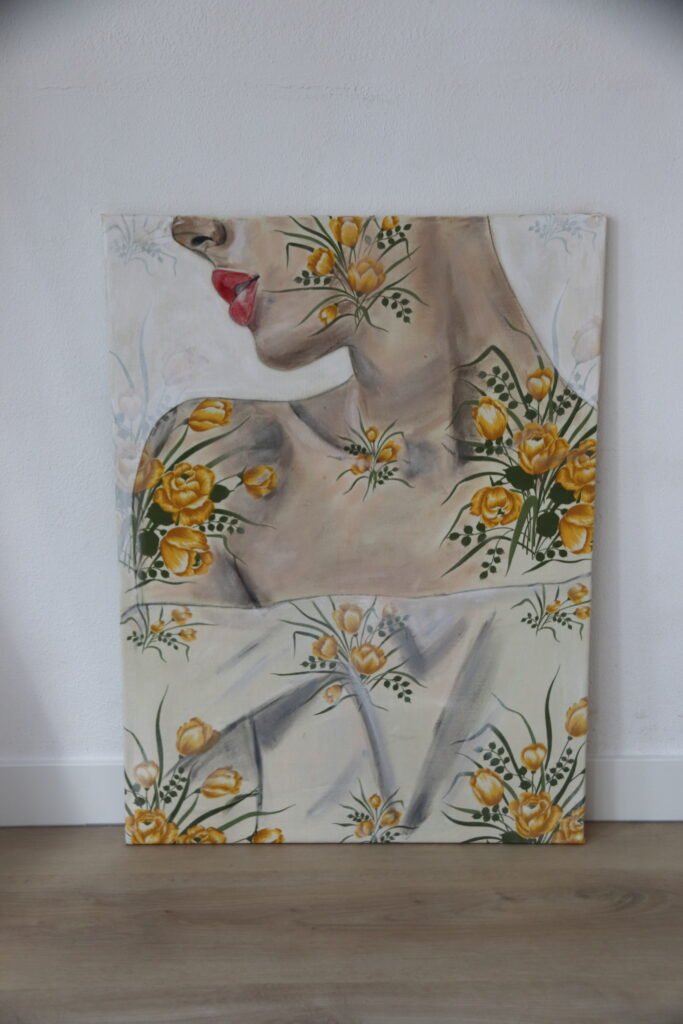 jariska yellow flower girl